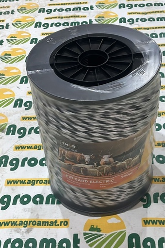 [AMAT1-52364] Rola Fir Alb-Negru fi 4mm Insertie Metalica