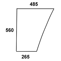 [AMAT1-06466] Geam Lateral L62577