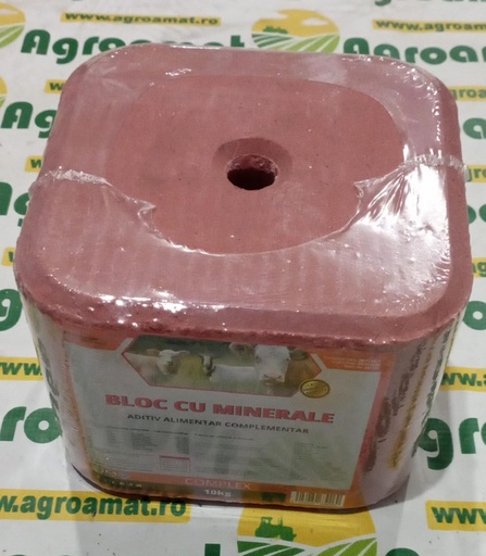 [AMAT1-52457] Bloc Sare 10kg cu Complex Minerale pentru Animale