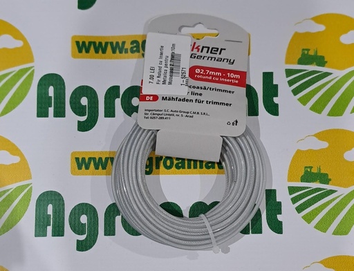 [AMAT1-52571] Fir Rotund cu Insertie Metalica pentru Motocoasa 2.7mmx10m