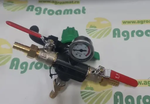 [AMAT1-52595] Distribuitor cu 2 Cai, Manometru Glicerina 