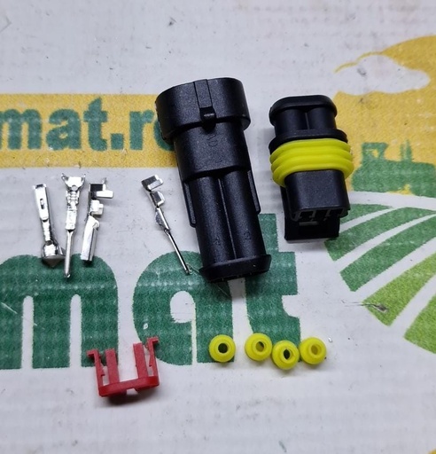 [AMAT1-62901] Set Conector AMP , 2Pini