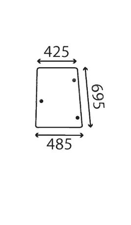 [AMAT1-68298] Geam Lateral Stanga Spate 192001A2 