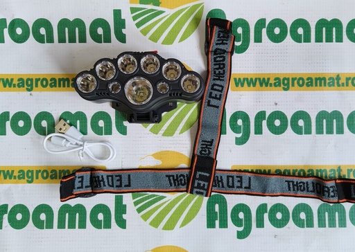 [AMAT1-69738] Lanterna Frontala de Cap cu 9 LED-uri