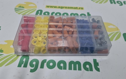[AMAT1-70698] Trusa Conectori Electrici Terminali Rapizi cu Infiletare 158 Buc 