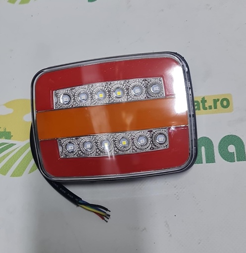[AMAT1-71749] Lampa Stop Spate Dreptunghiulara Led 12V/24V 