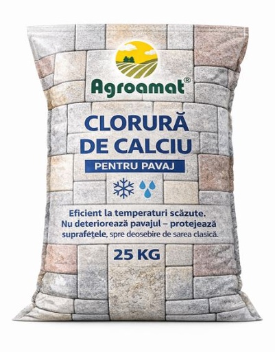 [AMAT1-73060] Clorura de Calciu Pt. Pavaj Sac 25 KG