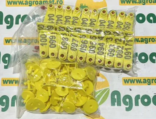 [AMAT1-75921] Set Crotalii Numerotate 001 -100 pentru Ovine
