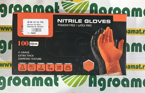 [AMAT1-76591] Manusi din Nitril Marimea M 100 Buc.