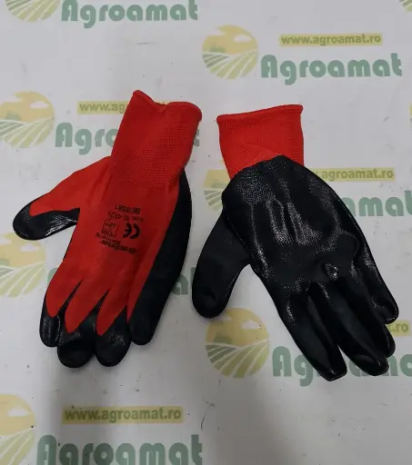 [AMAT1-77718] Manusi de Lucru, marimea 10, rosu/negru