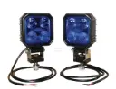 Set lămpi de lucru LED, 2x9W, albastru