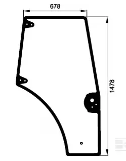 [AMAT1-82241] Geam de Usa Dreapta 