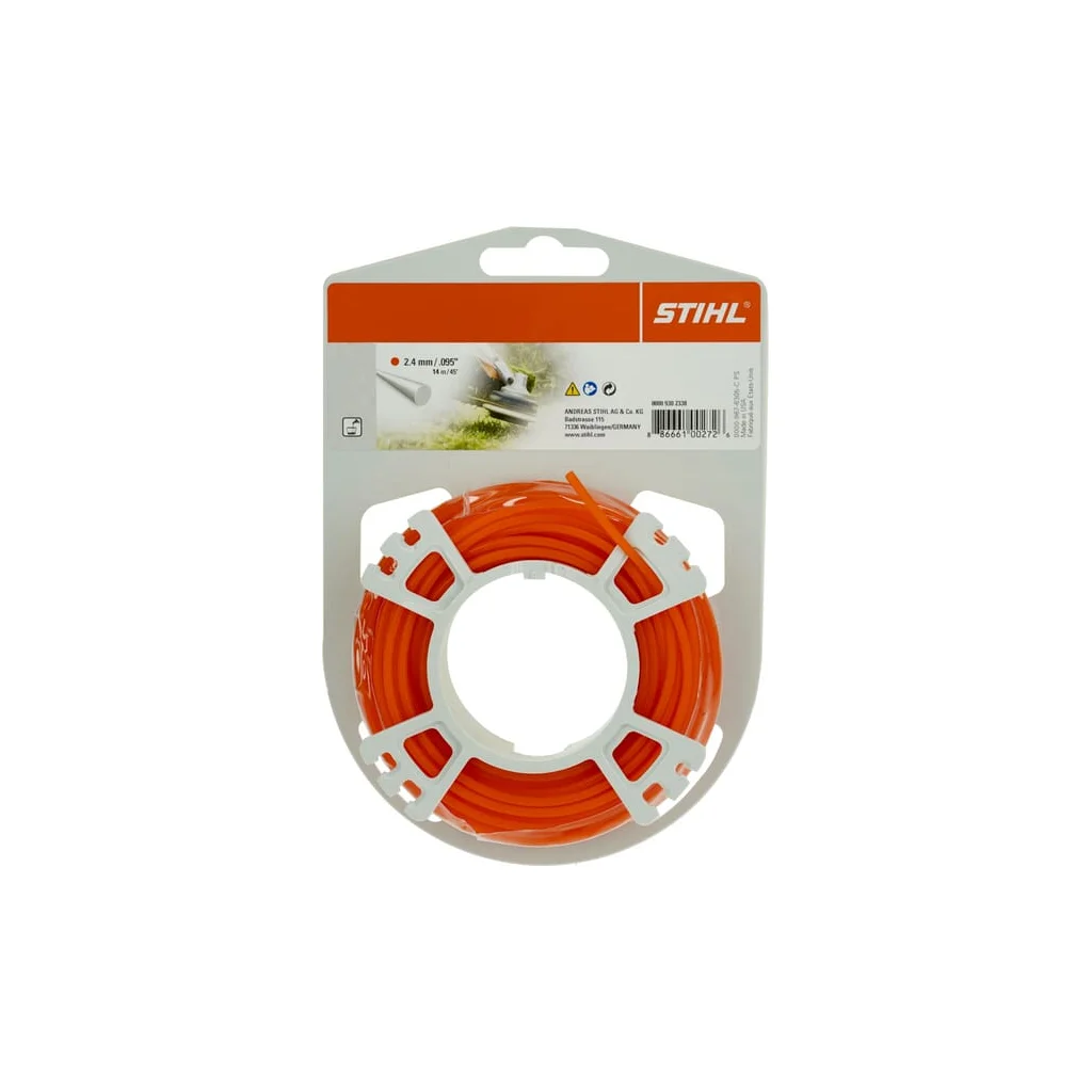 [AMAT2-23889] Trimmer Line rotund diametru 2.4mm x 14m portocaliu, Stihl 00009302338