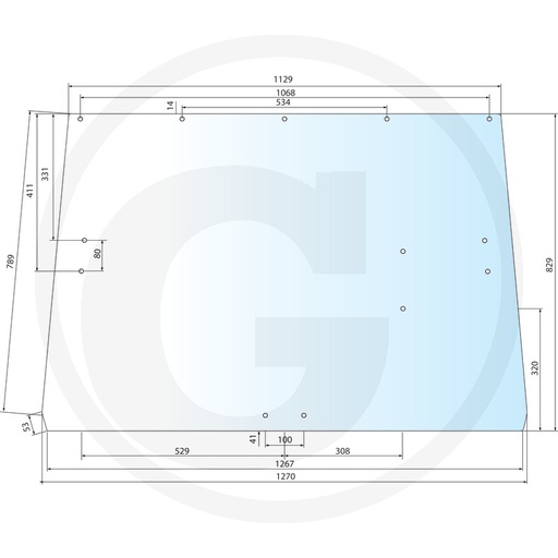 [AMAT1-02320] Geam Spate L36606