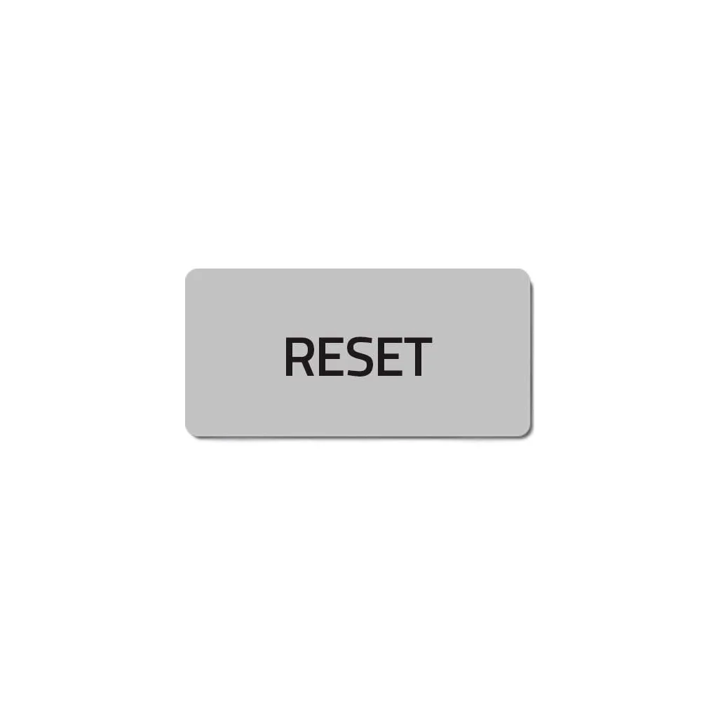 [AMAT2-30339] Etichetă "RESET" 02055T