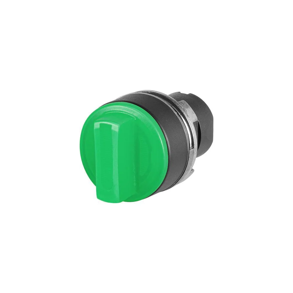 [AMAT2-31100] Buton selector, iluminat, verde, 2 poziții, Cam A 020SMTLAV
