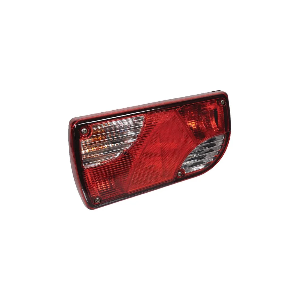 [AMAT2-31122] Stop spate LH rectangular, galben/roșu/transparent, 260x98x130mm mufă Deutsch, Cobo 021373000014