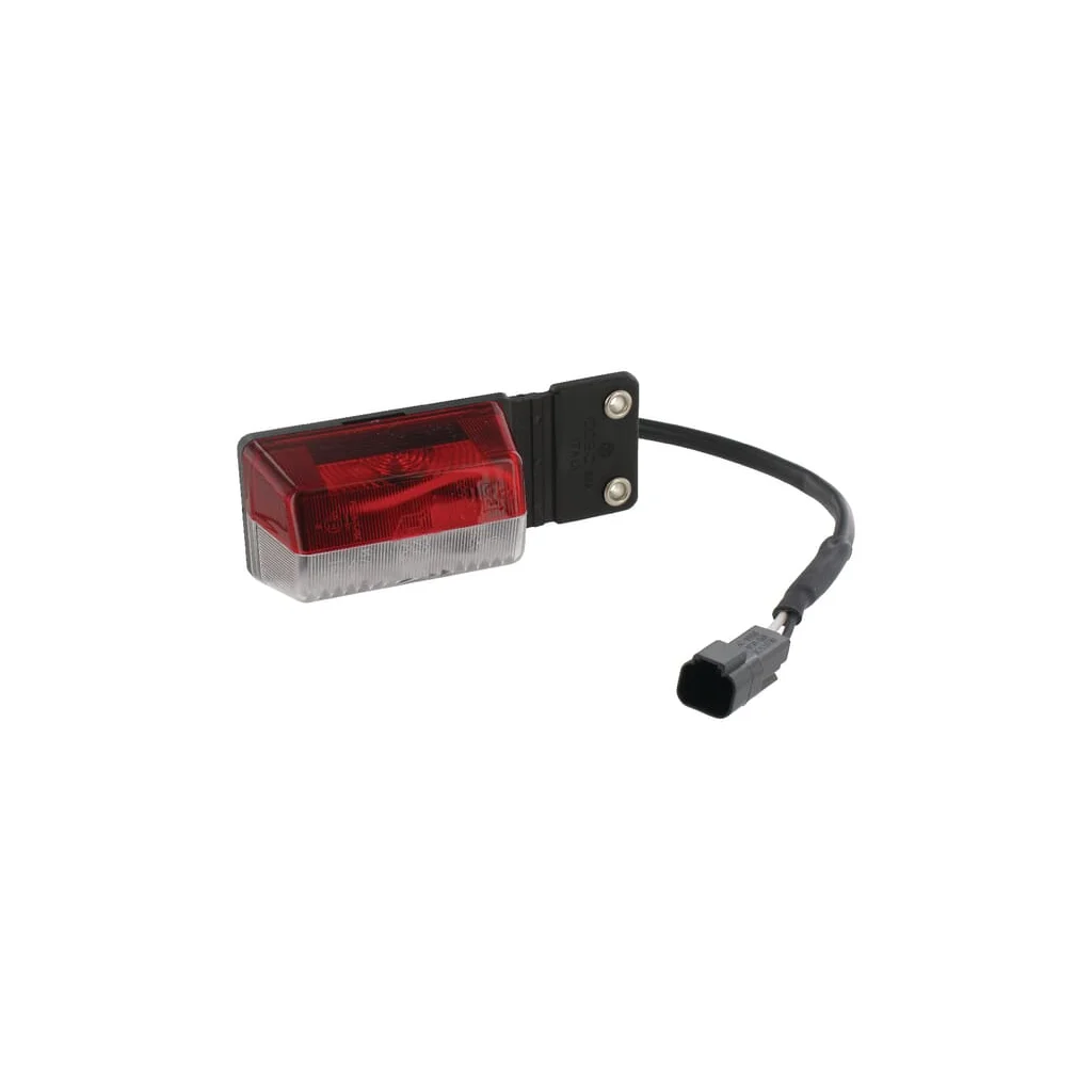 [AMAT2-31384] Lumină de gabarit dreapta, rectangulară, roșu/transparent, prindere cu șurub, Cobo 0403380000