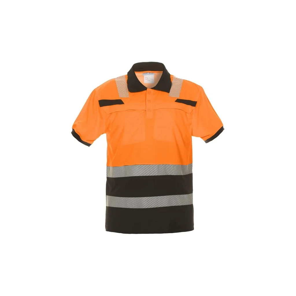 [AMAT2-31663] Polo, mărimea 3XL/48, mânecă scurtă, portocaliu/negru, de Hydrowear 040445OB3XL