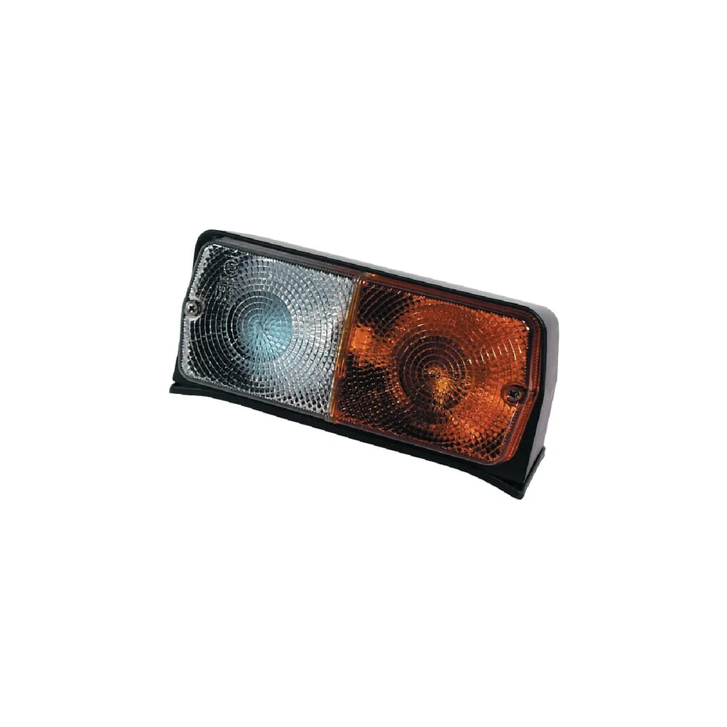 [AMAT2-32254] Lumină de direcție și poziție LH Halogen, față, rectangulară, 12V, chihlimbar/transparent, fixare cu șuruburi, 196x74x74mm, Cobo 03226000
