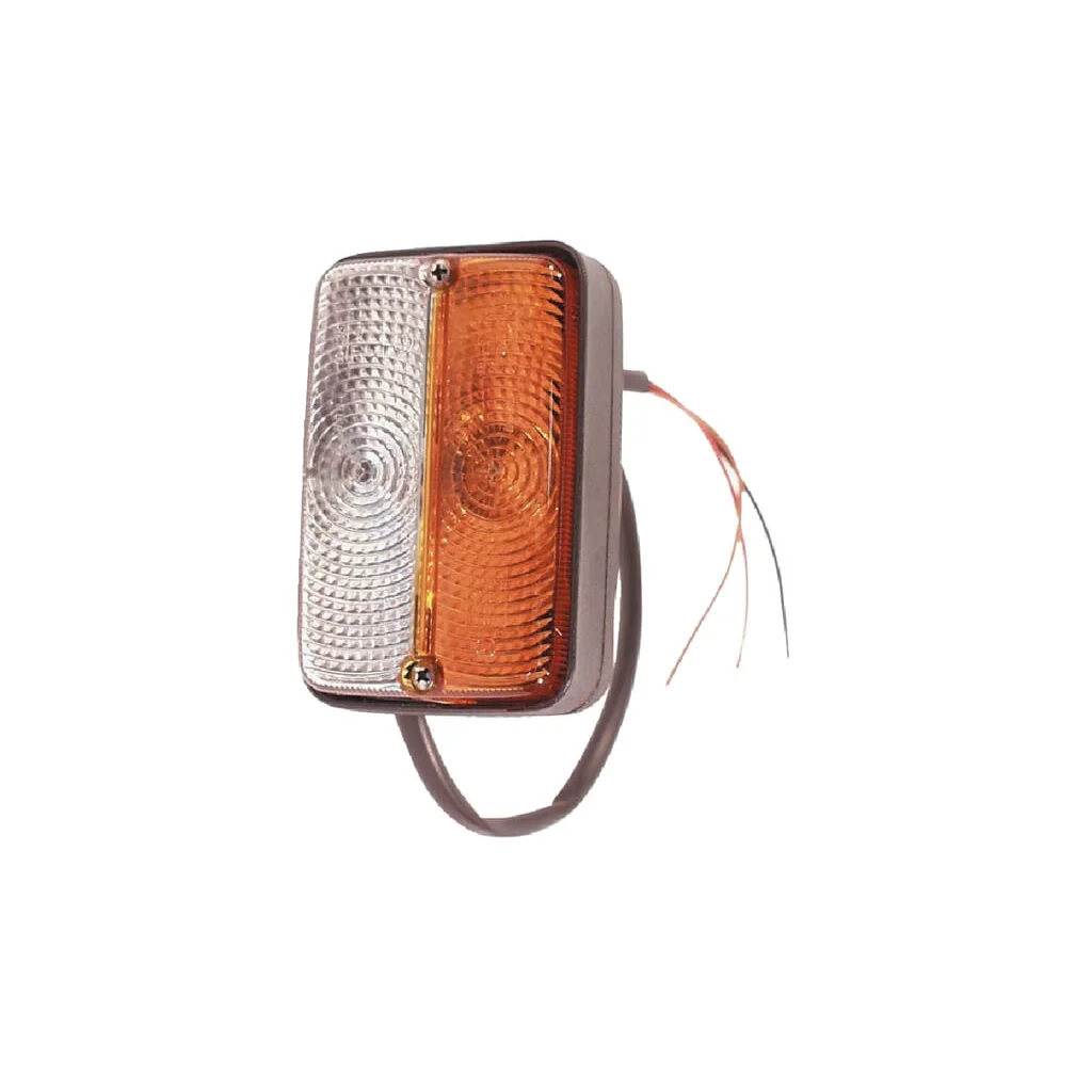 [AMAT2-32470] Lumină de direcție și poziție LH Halogen, față, rectangulară, 12V, galben/transparent, fixare cu șurub, 120x56x80mm, Cobo 03151000