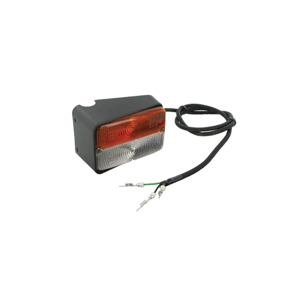 [AMAT2-32756] Lumină de direcție și poziție LH rectangulară, 12V, chihlimbar/transparentă, fixare cu șuruburi, Cobo 0307520000