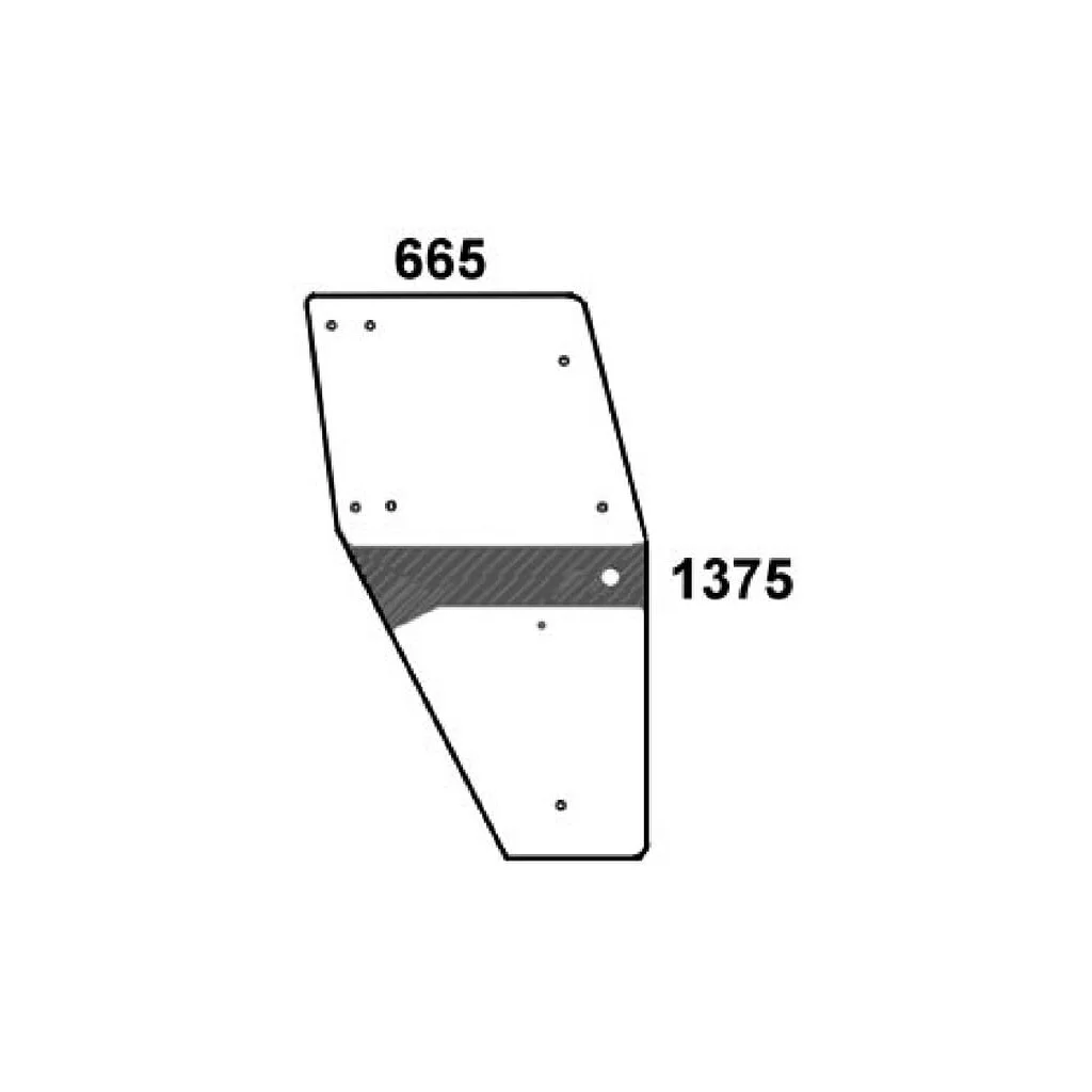 [AMAT2-35214] Geam ușă dreapta 04358528N