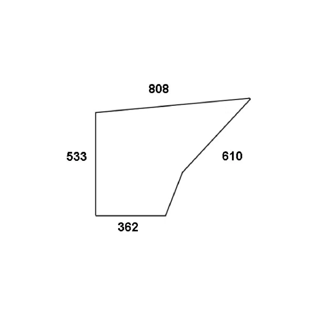 [AMAT2-35462] Geam cabină 04339846N
