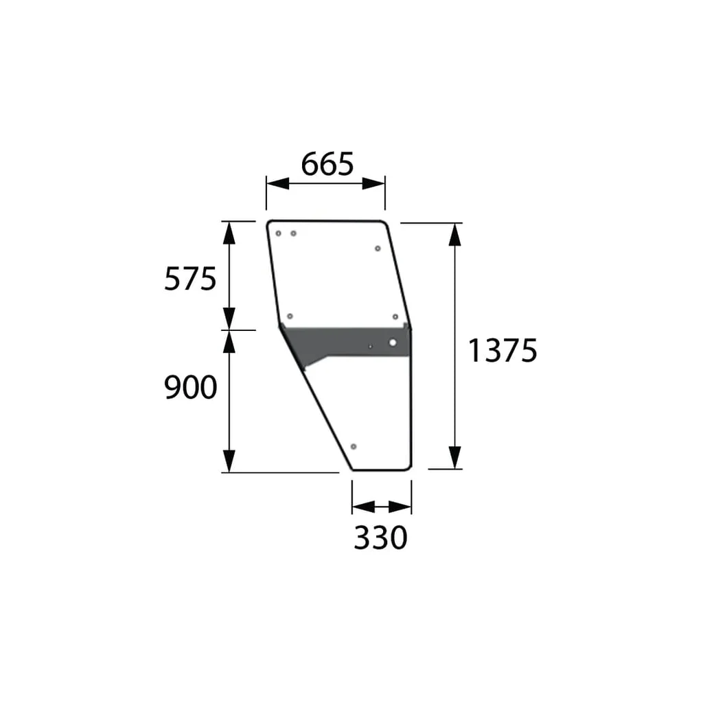 [AMAT2-35481] Geam ușă, complet 04347341N