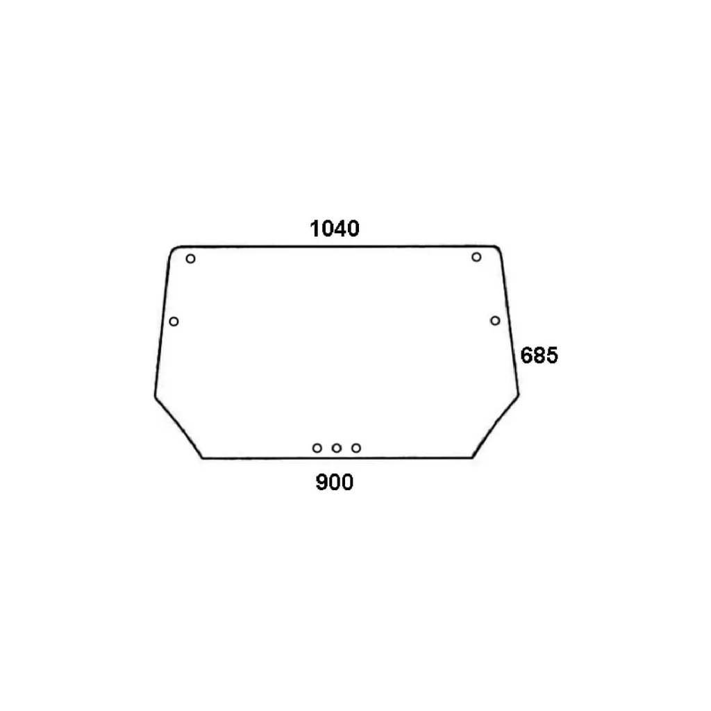 [AMAT2-35846] Geam cabină 04340310N