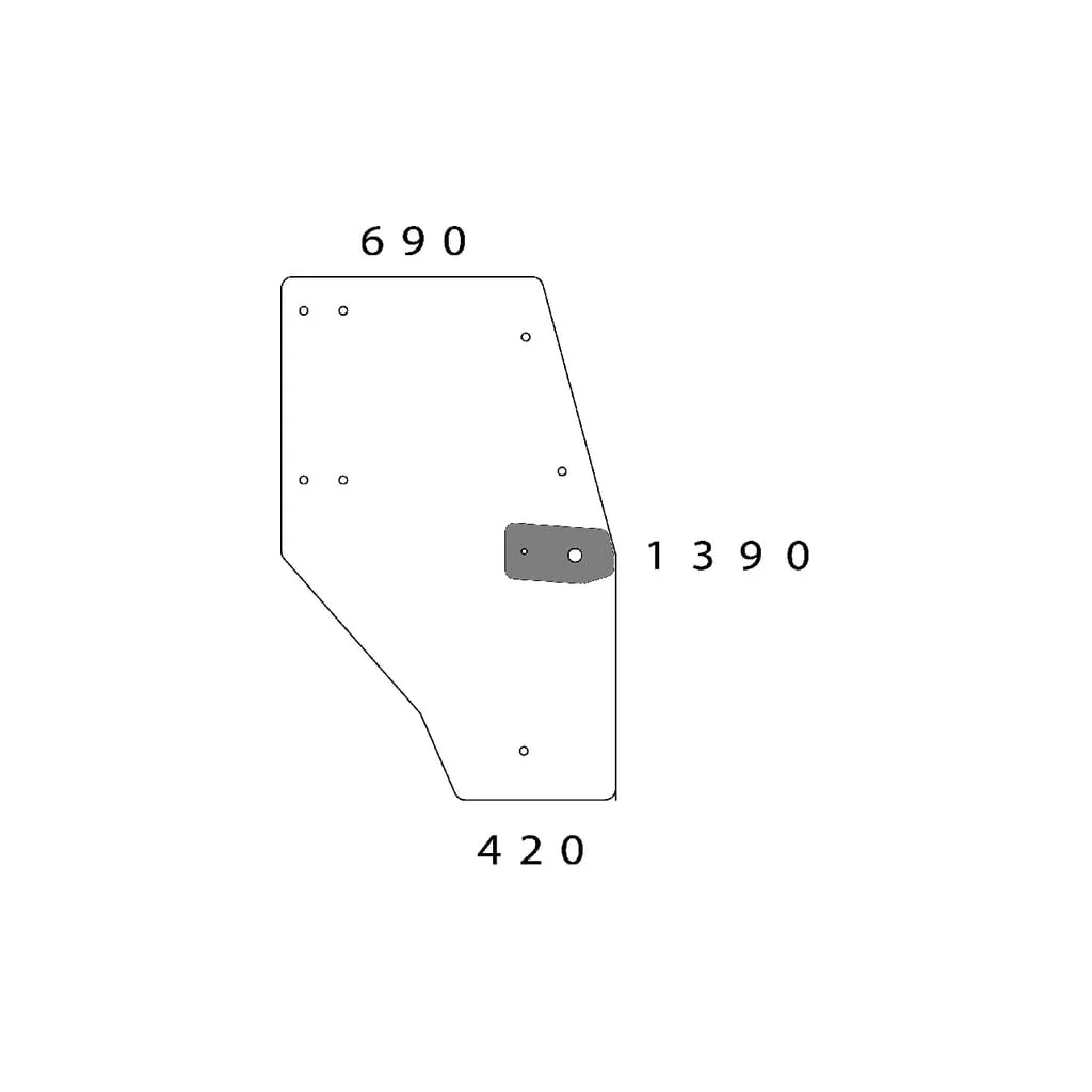[AMAT2-36016] Geam ușă 04352849N
