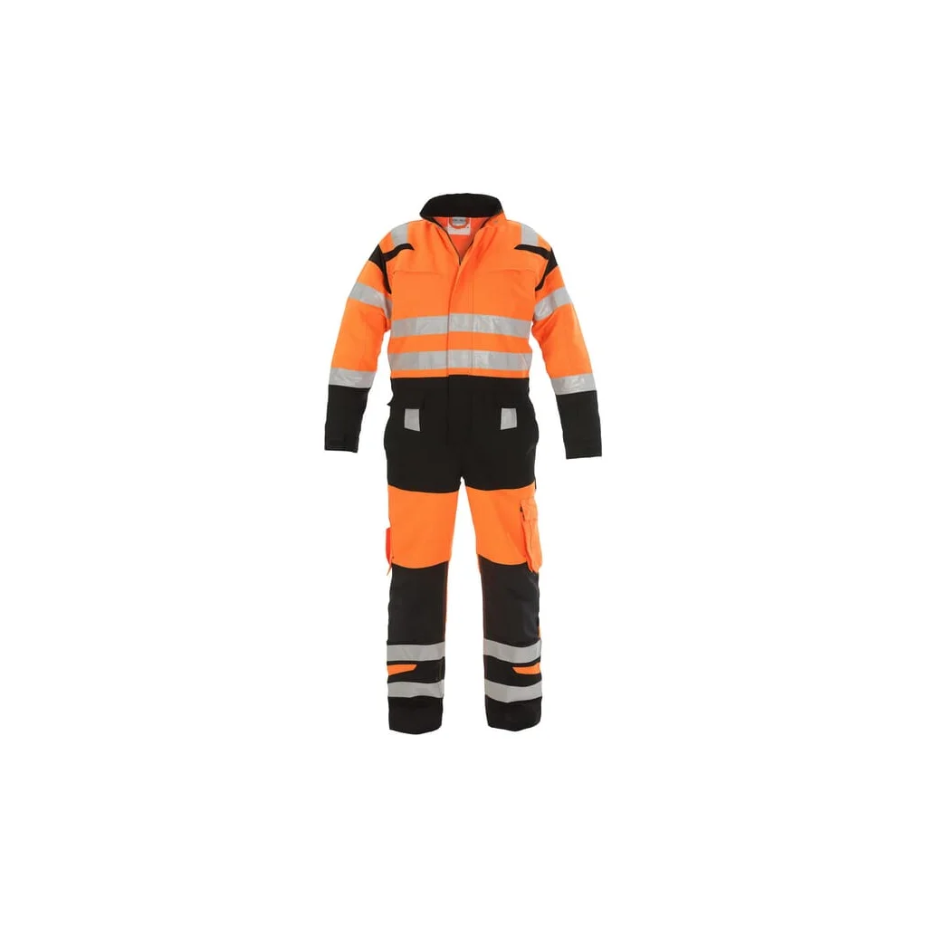 [AMAT2-36580] Salopetă, mărimea 4XL UK:48, Hi-Vis, portocaliu/negru, bandă elastică de înaltă vizibilitate, la modă, de la Hydrowear 048471OB64