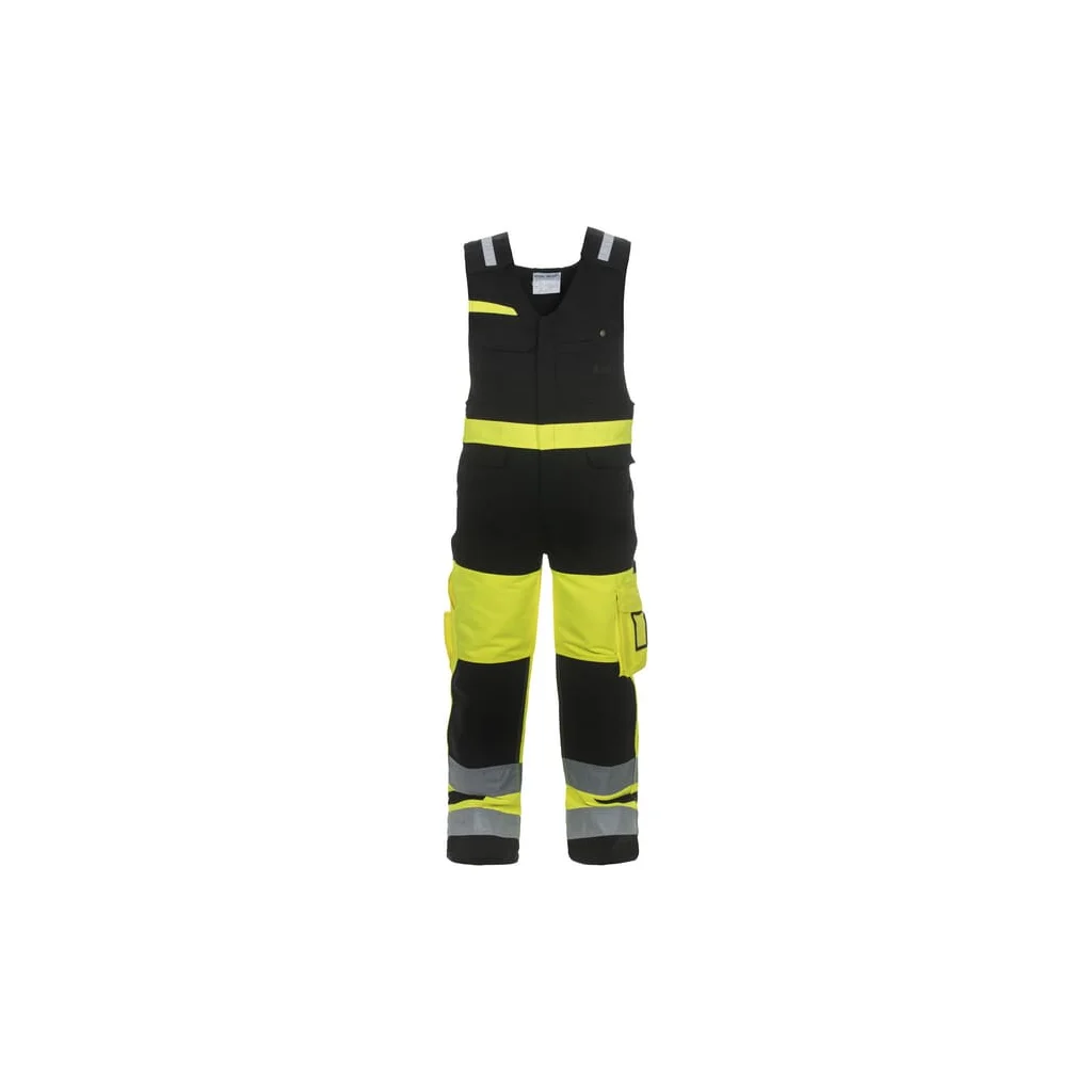 [AMAT2-36873] Salopetă XS vizibilitate ridicată galben/negru Trendy High Visible Stretch-Line Hydrowear 044485YB46