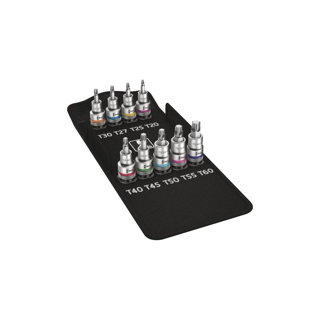 [AMAT2-37589] Set biți Torx cu cheie tubulară, 9 bucăți 05004202001WERA