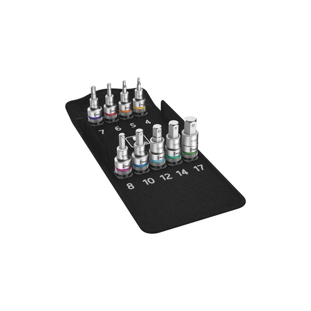 [AMAT2-38028] Set biți cheie tubulară 9 bucăți 05004201001WERA