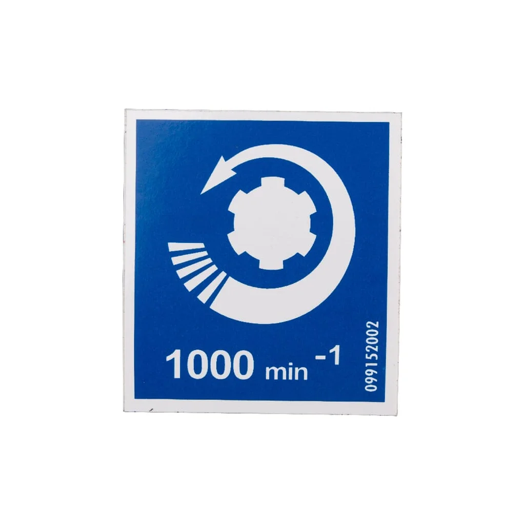 Autocolant 1000 Min-1 Le. 09915200