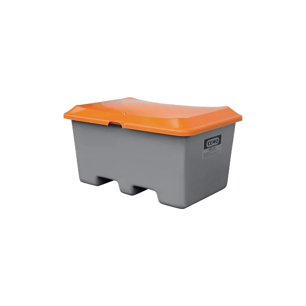 [AMAT2-45579] Container de nisip fibră de sticlă gri/portocaliu capacitate 400l 1210x820x680mm Cemo 10571CEMO