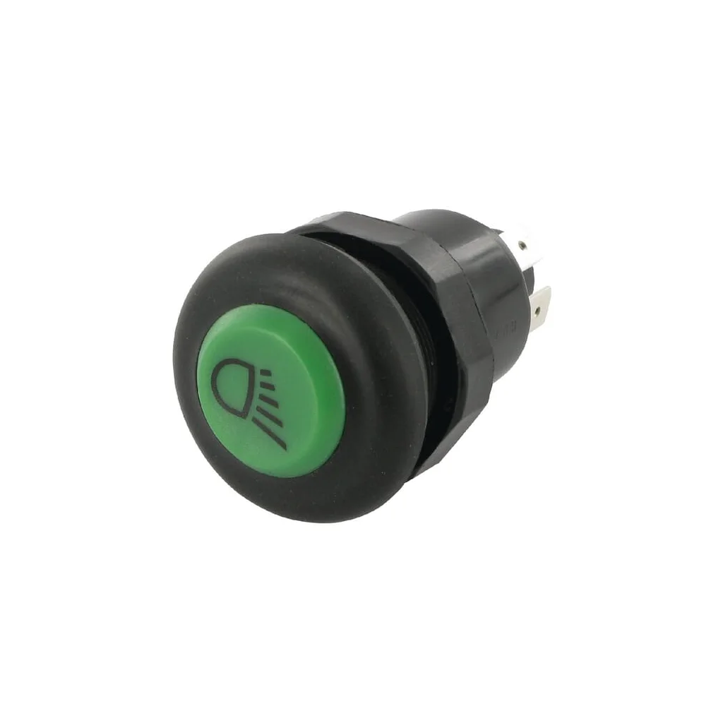 [AMAT2-48882] Comutator tip buton lumini de lucru rotund verde 11110210PN