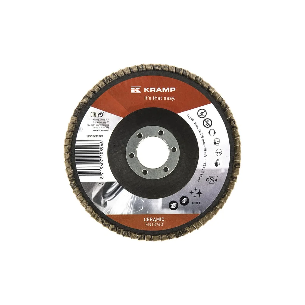 [AMAT2-59207] Disc lamelar ceramică 125mm K120 125CEK120KR