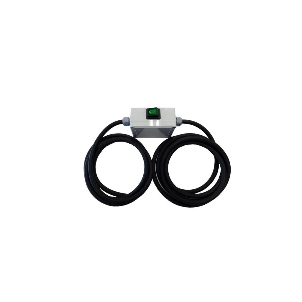 [AMAT2-68078] Cablu de alimentare electrică cu întrerupător, 12 Volți, 16 Amperi, cablu 3m+2m, clasă de protecție IP 65 14789