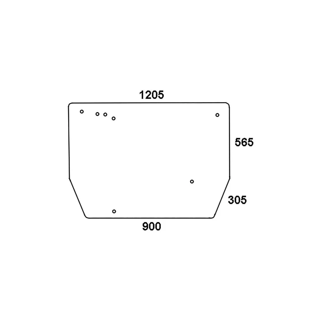 [AMAT2-47087] Geam spate Zetor după 1995 10368441N