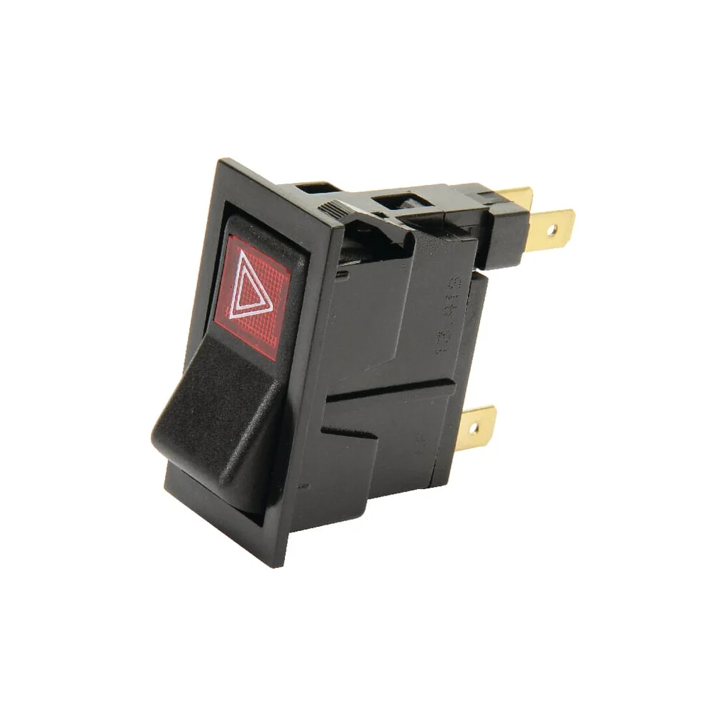 [AMAT2-62925] Întrerupător basculant, 0-I, off-on, 4 pini, lumini de avarie 13419000