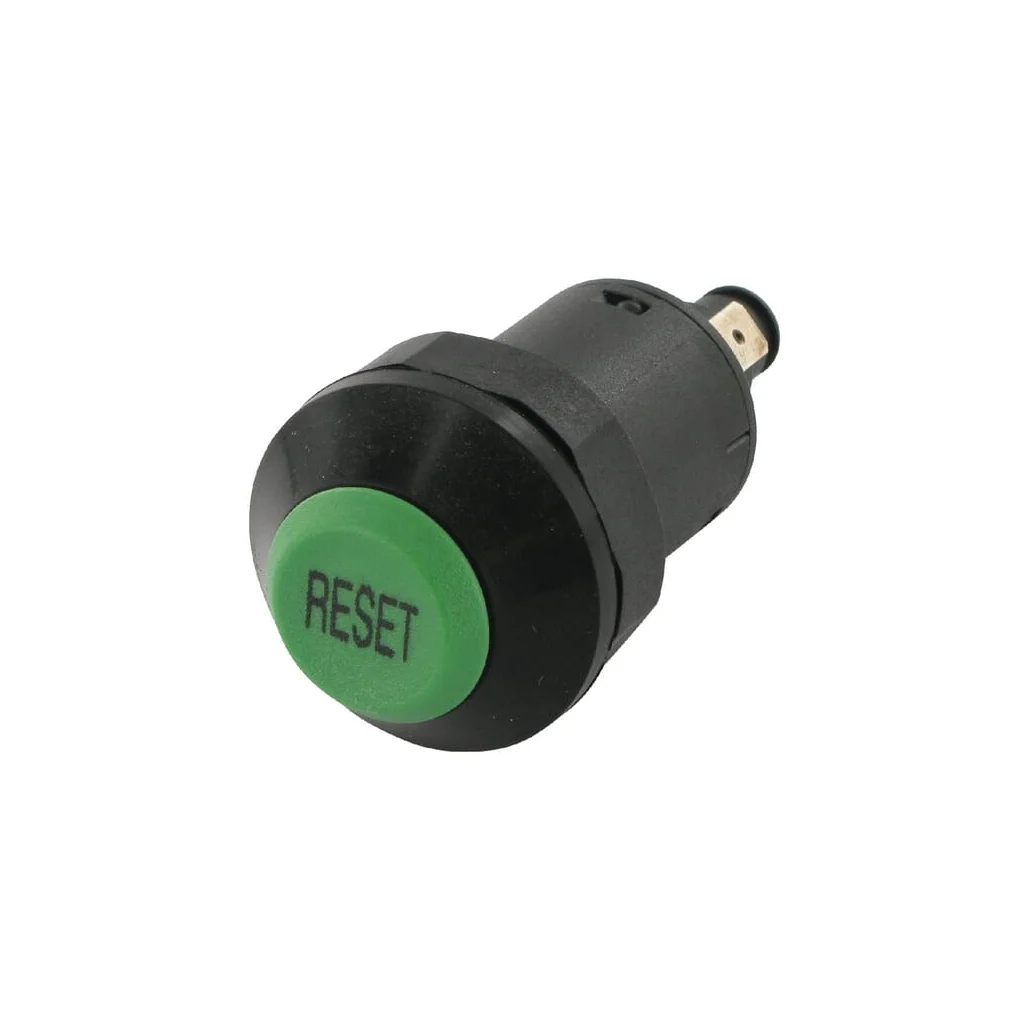 [AMAT2-49965] Comutator tip buton resetare rotund verde 11215410PN