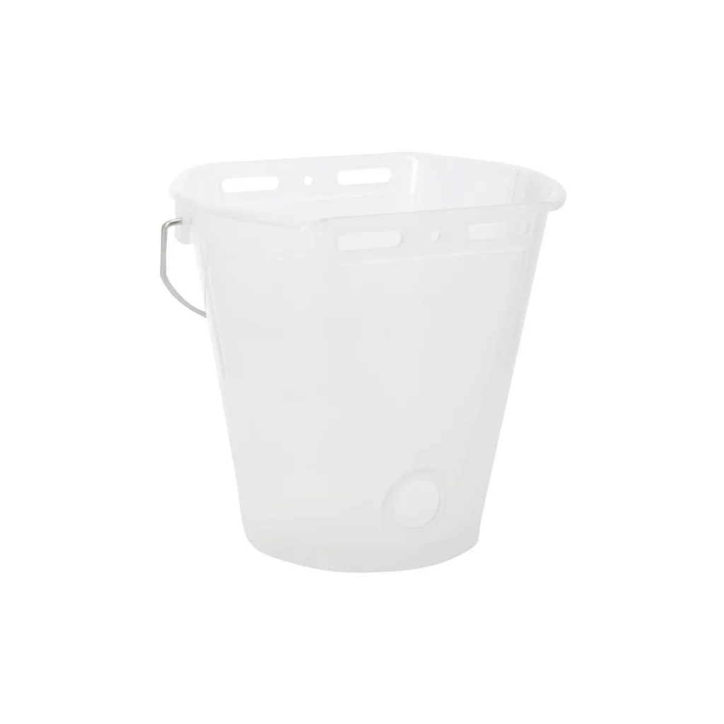 [AMAT2-66394] Găleată de hrănire, albă, transparantă, 8L 14266
