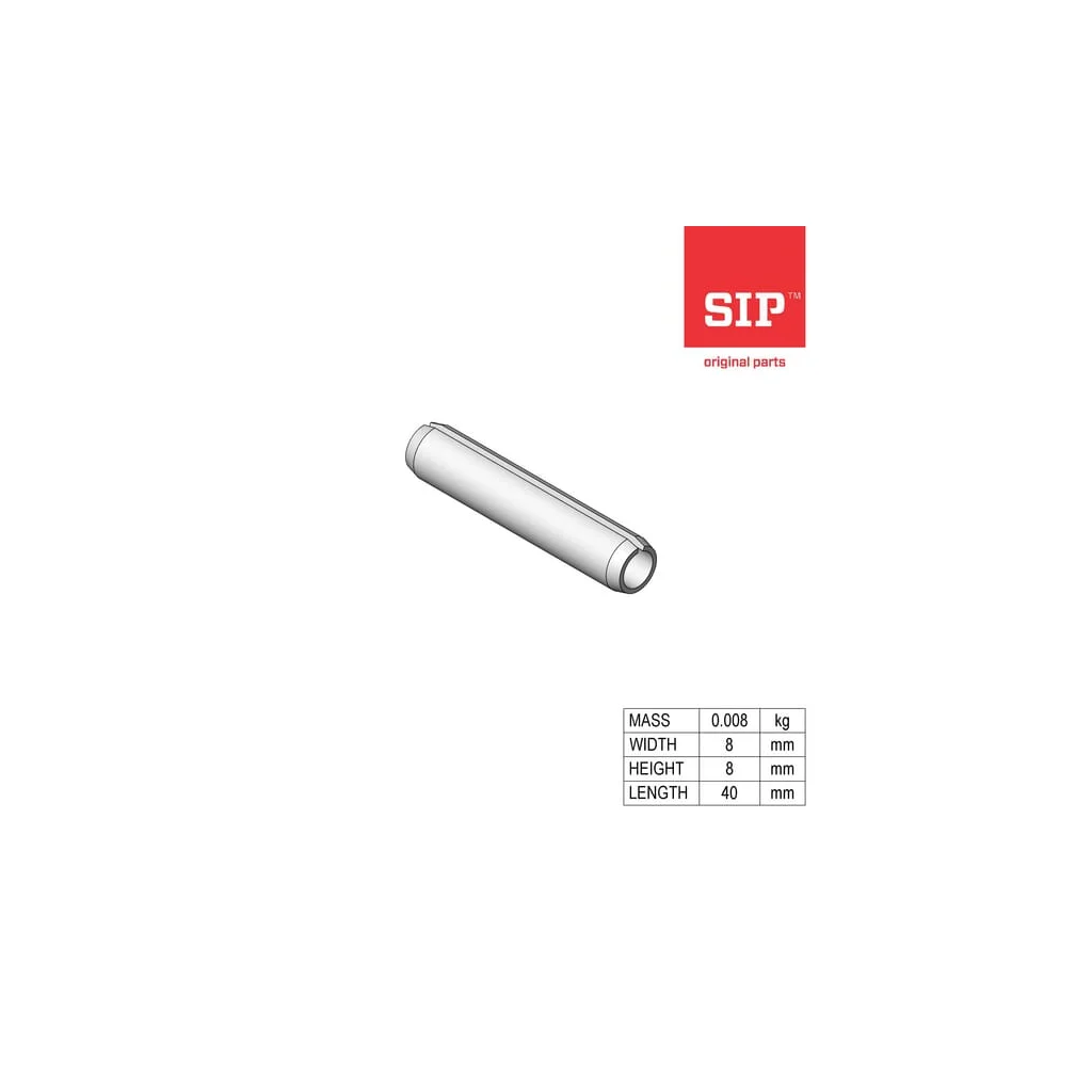 [AMAT2-69516] Tension pin 8x40 DACROMET /ISO 8752 150398402
