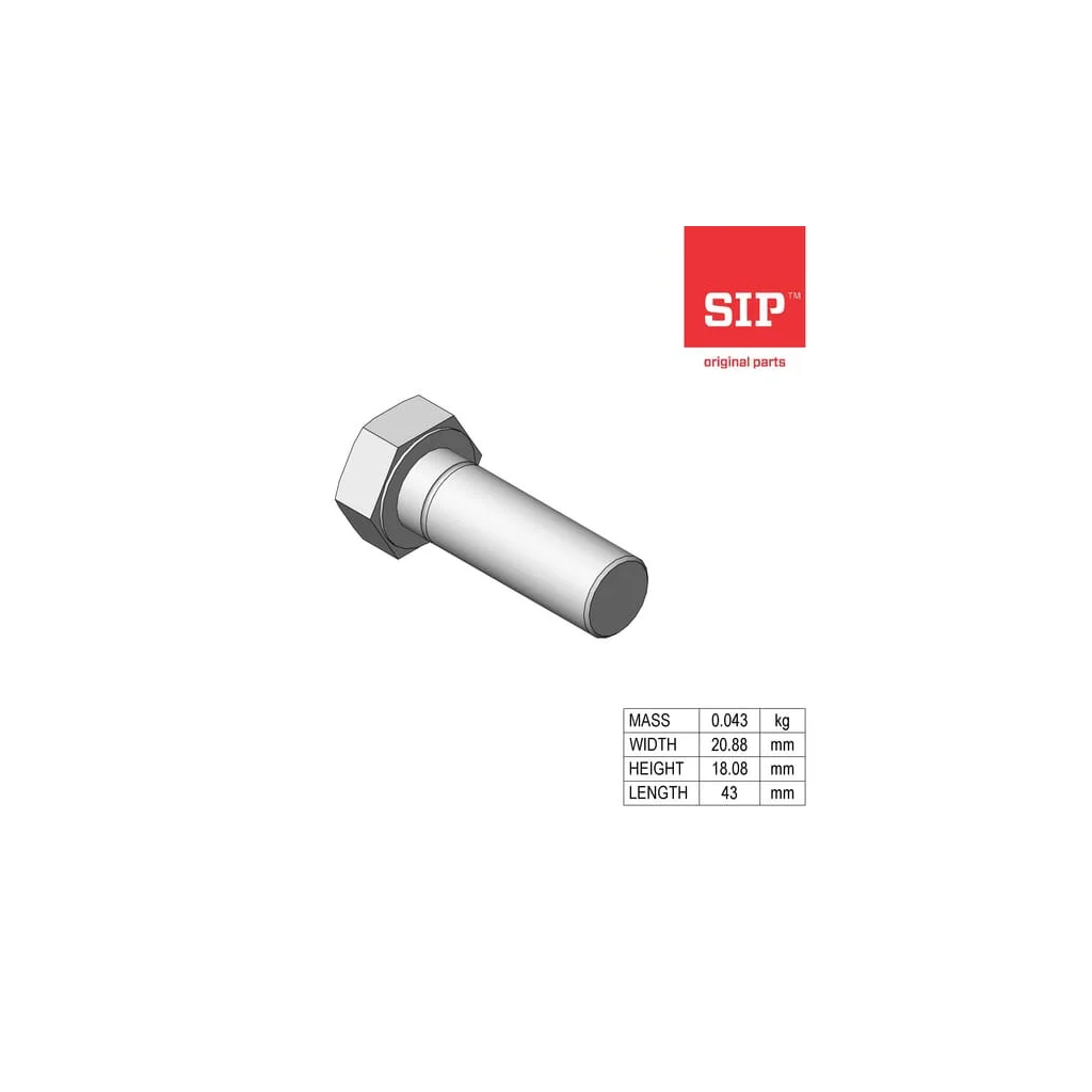 [AMAT2-69572] Șurub M12x35 (P1.25) - 8.8 ZN /ISO 8765 150834707