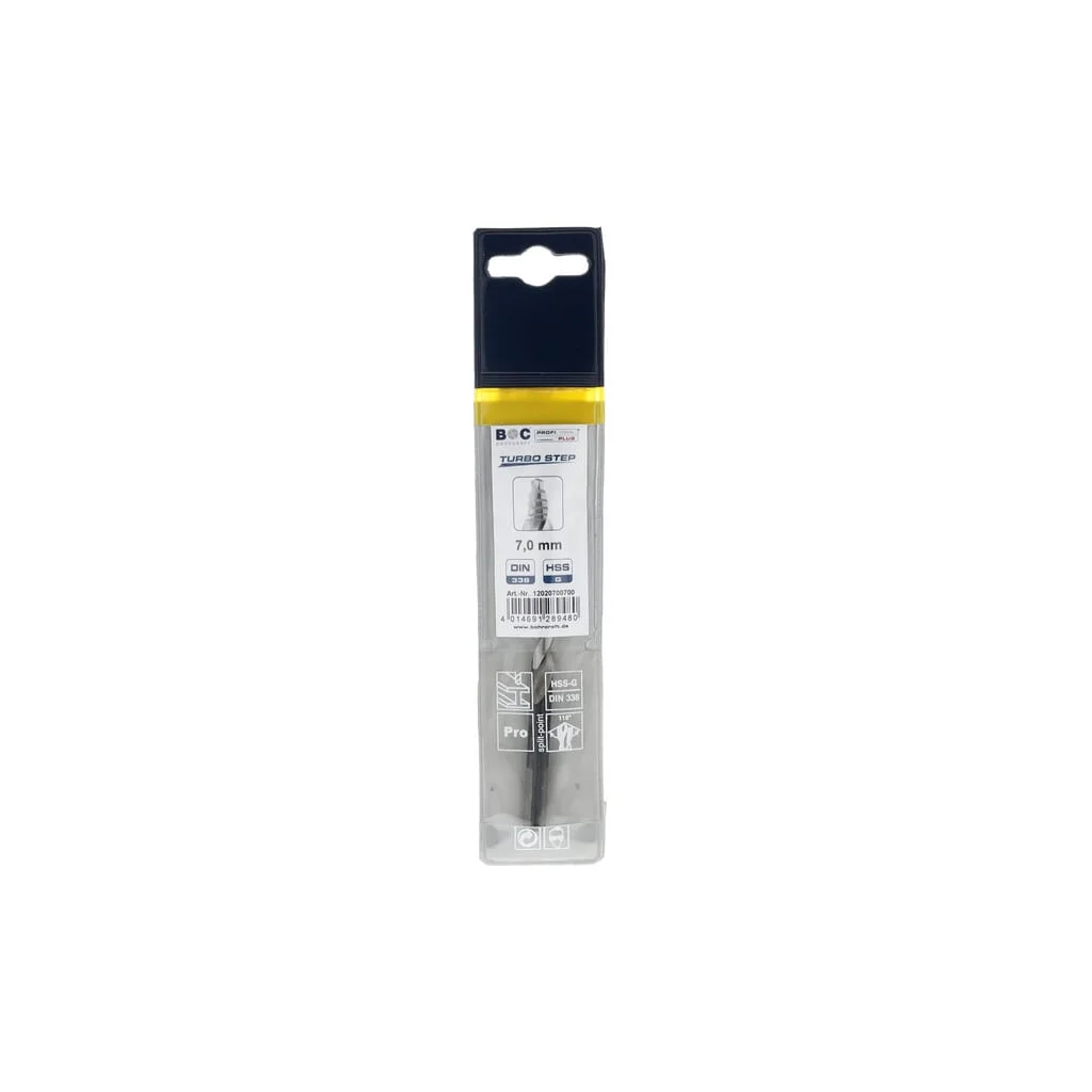 [AMAT2-56556] Burghiu 7,0 mm HSS-DIN 338-G TURBO STEP 12020700700