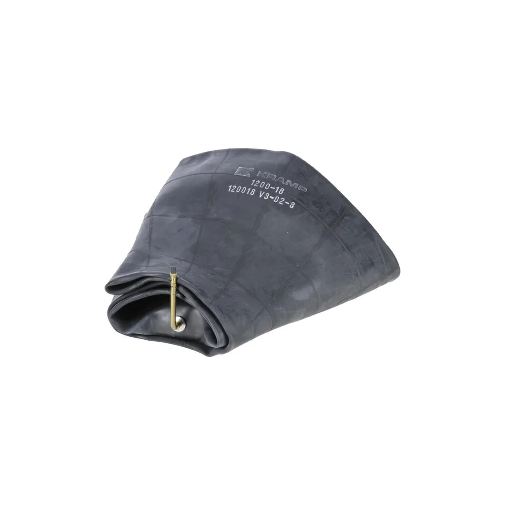 [AMAT2-56719] Cameră de aer pentru jantă Ø 18", 12.00/18, supapă curbată, Kramp 120018V3028