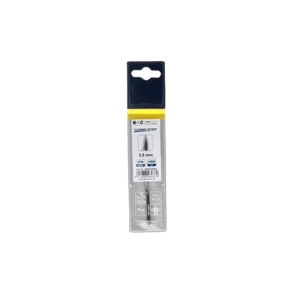 [AMAT2-56812] Burghiu 3,5 mm HSS-DIN 338-G TURBO STEP 12020700350