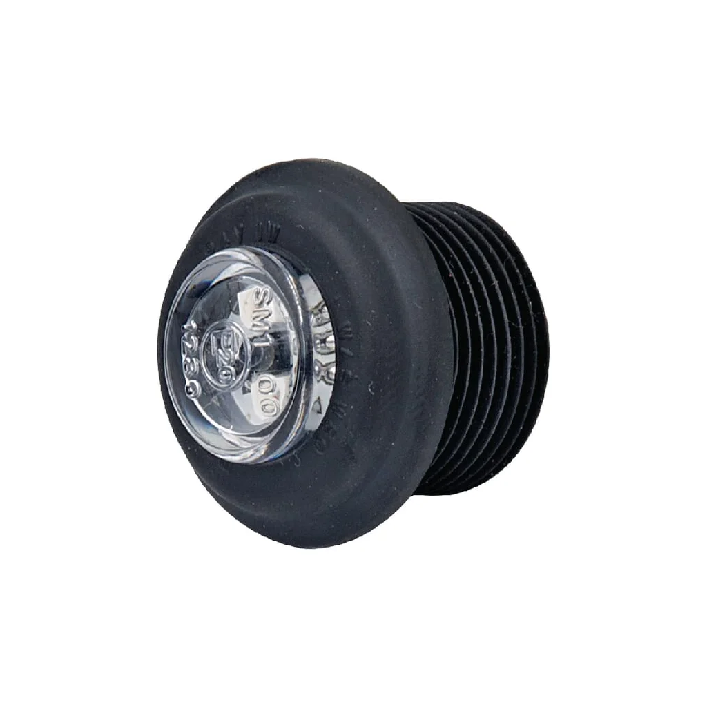 [AMAT2-64553] Lampă gabarit LED rotundă 12/24V transparentă cu șurub 29mm Waś 1400300670